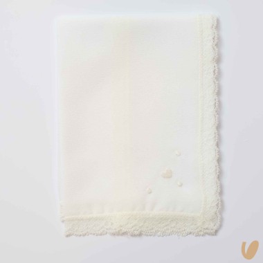 Mussola in seta ricamata a mano Mussole e Bavette