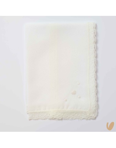 Hand embroidered silk muslin