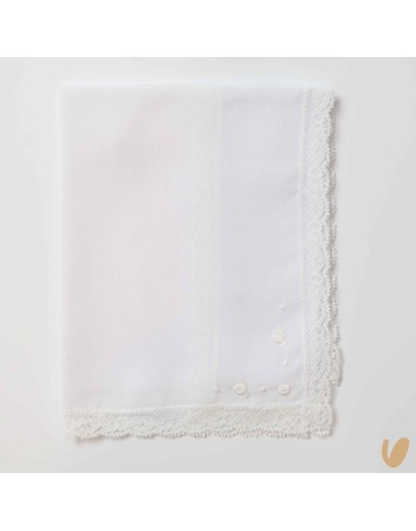 Hand embroidered silk muslin