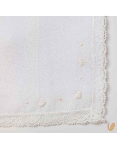 Hand embroidered silk muslin