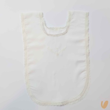 Camicia Battesimale seta ricamata a mano Cardigan e Accessori