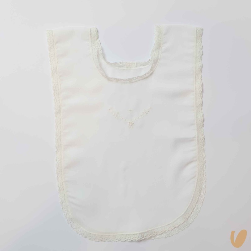 Camicia Battesimale seta ricamata a mano Cardigan e Accessori