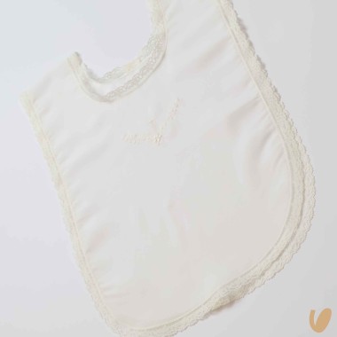 Camicia Battesimale seta ricamata a mano Cardigan e Accessori