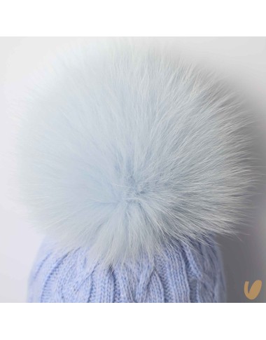 Cappello lana e cashmere ponpom Cappello e Guanti