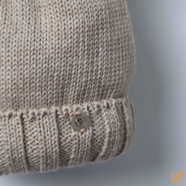 Cappello lana ponpom Cappello e Guanti