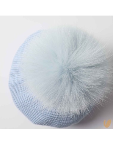 Basco lana ponpom Cappello e Guanti