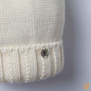 Cappello lana ponpom Cappello e Guanti