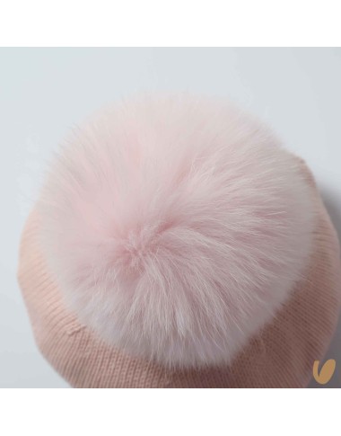 Basco lana ponpom Cappello e Guanti