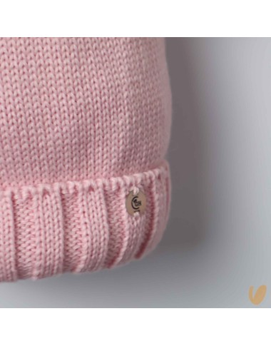 Cappello lana ponpom Cappello e Guanti