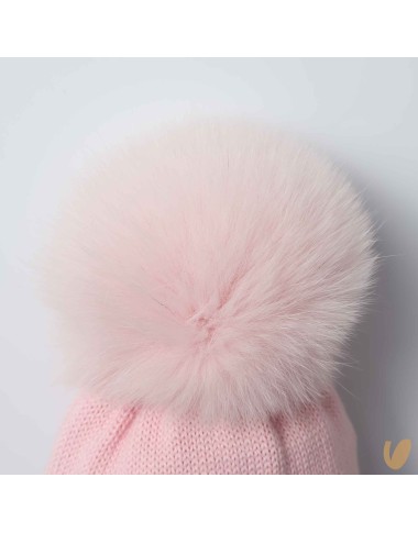 Ponpom wool hat