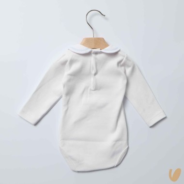 Body manica lunga ricamo Body Manica Lunga