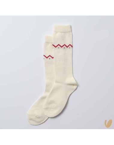 Calzino lungo greca in lana Calzini Lunghi