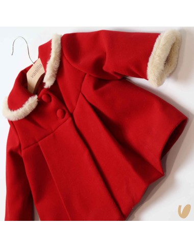 Cappotto con ecopelliccia Neonata