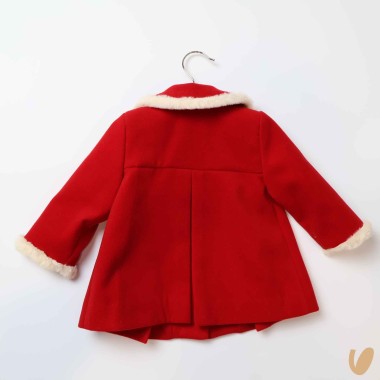 Cappotto con ecopelliccia Neonata