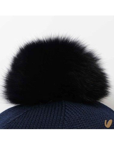 Basco in lana con ponpom Cappello e Guanti