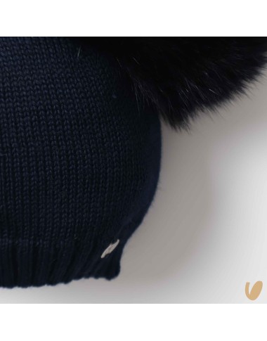 Double pontom wool hat