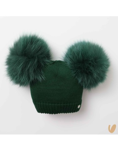 Double pontom wool hat