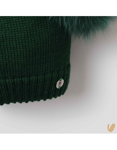 Double pontom wool hat