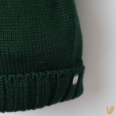Cappello lana ponpom Cappello e Guanti