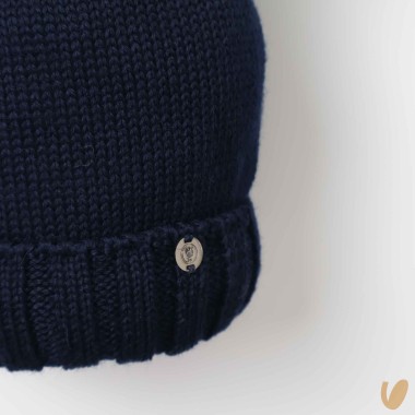 Cappello lana ponpom Cappello e Guanti