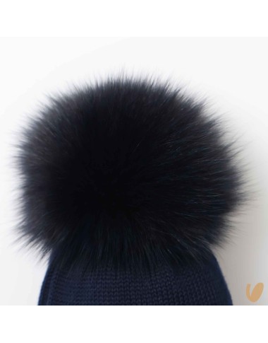 Cappello lana ponpom Cappello e Guanti