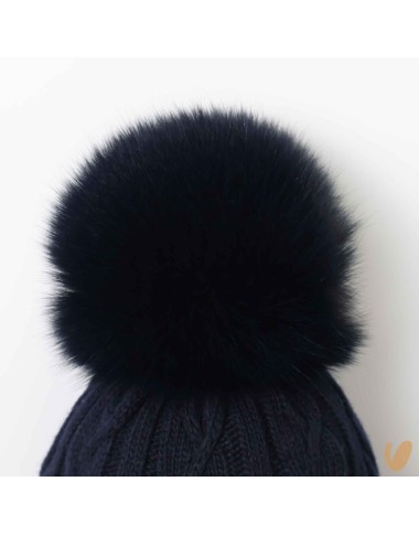 Cappello lana e cashmere ponpom Cappello e Guanti