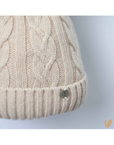 Cappello lana e cashmere ponpom Cappello e Guanti