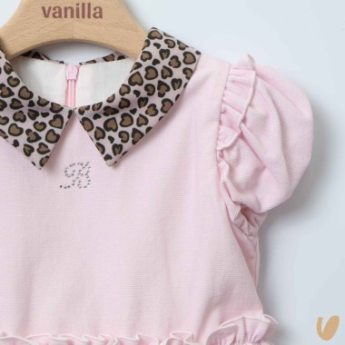 Abito orsetti in velluto Neonata 0/36