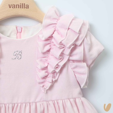 Abito orsetti in velluto Neonata 0/36