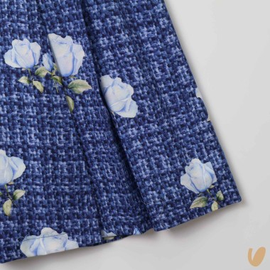 Abito stampa rose Bimba 2/8 anni