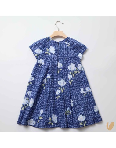 Abito stampa rose Bimba 2/8 anni