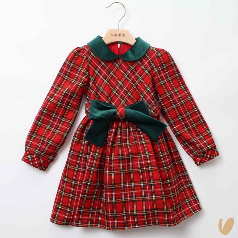 Abito scozzese Bimba 2/8 anni
