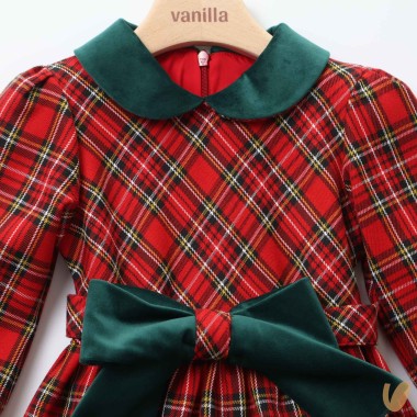 Abito scozzese Bimba 2/8 anni
