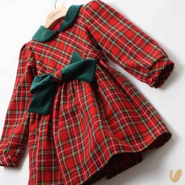 Abito scozzese Bimba 2/8 anni