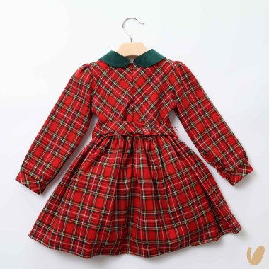 Abito scozzese Bimba 2/8 anni