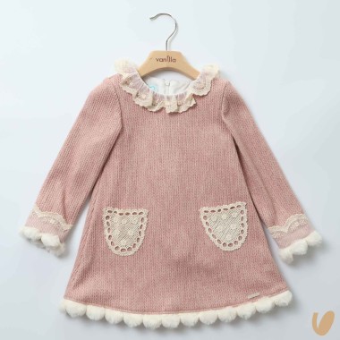 Abito con ecopelliccia Bimba 2/8 anni