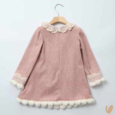 Abito con ecopelliccia Bimba 2/8 anni