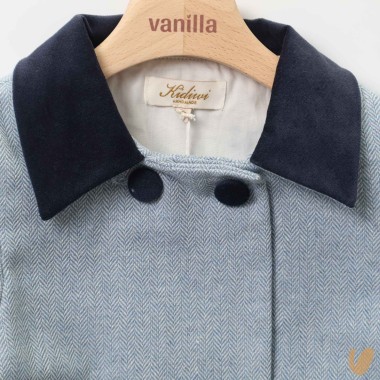 Caban regale herringbone Bimbo 2/8 anni