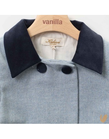 Caban regale herringbone Bimbo 2/8 anni