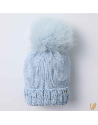 Cappello lana ponpom Cappello e Guanti