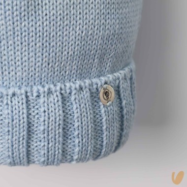 Cappello lana ponpom Cappello e Guanti