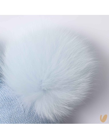 Double pontom wool hat