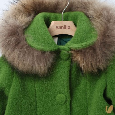 Cappotto in lana cotta Bimba