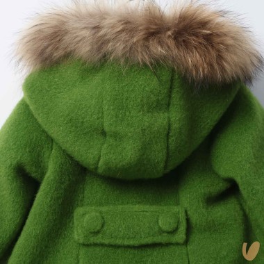 Cappotto in lana cotta Bimba