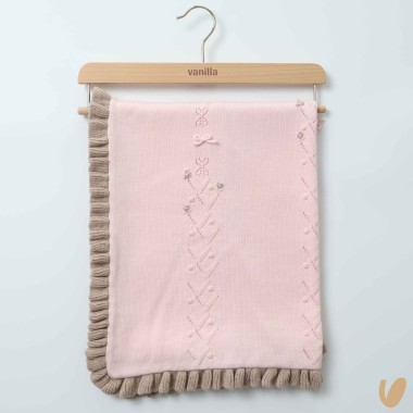 Coperta in lana fiorellini Coperta e Lenzuola