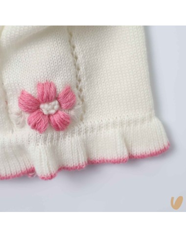 Cappello in lana fiore Cappello e Babbucce