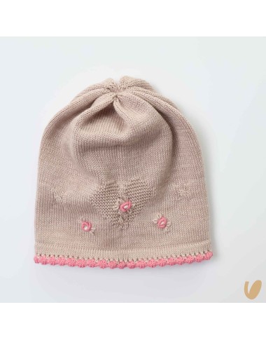 Heart hat in wool