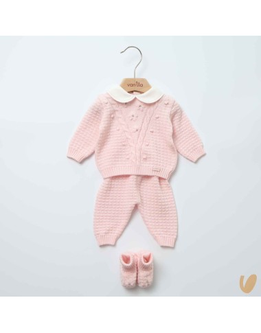 Maglia pantalone e babbucce Set Nascita e Uscita Clinica