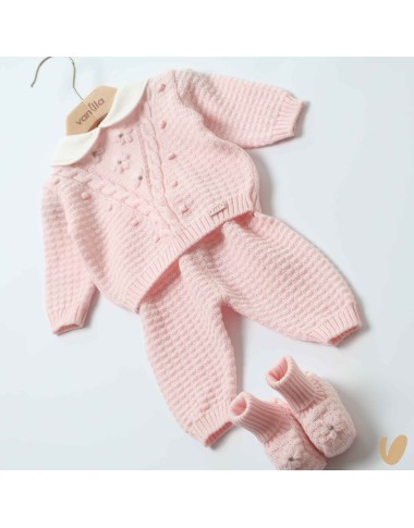 Maglia pantalone e babbucce Set Nascita e Uscita Clinica