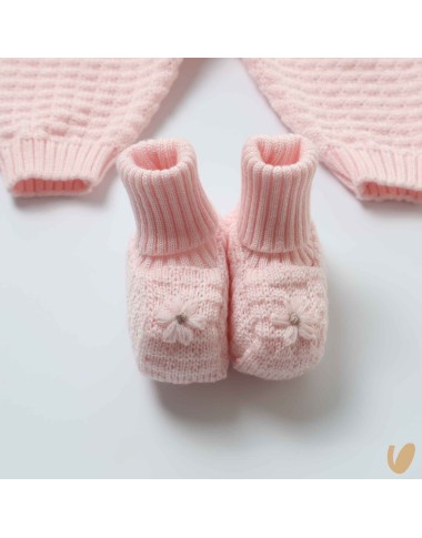 Maglia pantalone e babbucce Set Nascita e Uscita Clinica